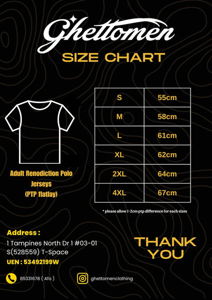 "POLO RENODICTION" OVERSIZED JERSEY