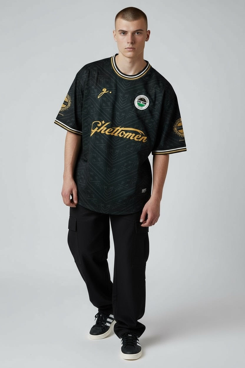 "ROUND RENODICTION" OVERSIZED JERSEY