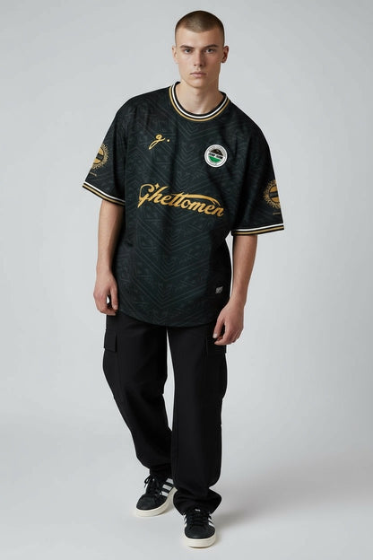 "ROUND RENODICTION" OVERSIZED JERSEY