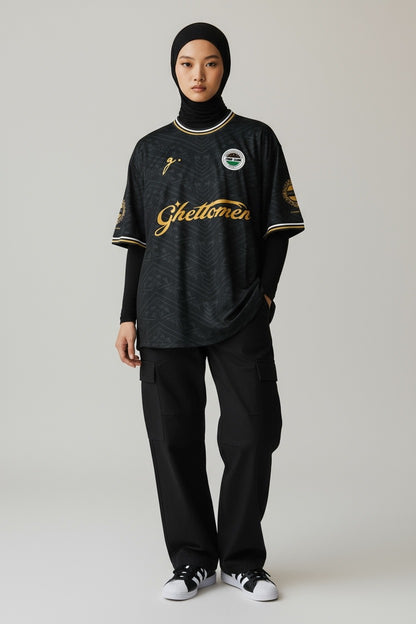 "ROUND RENODICTION" OVERSIZED JERSEY