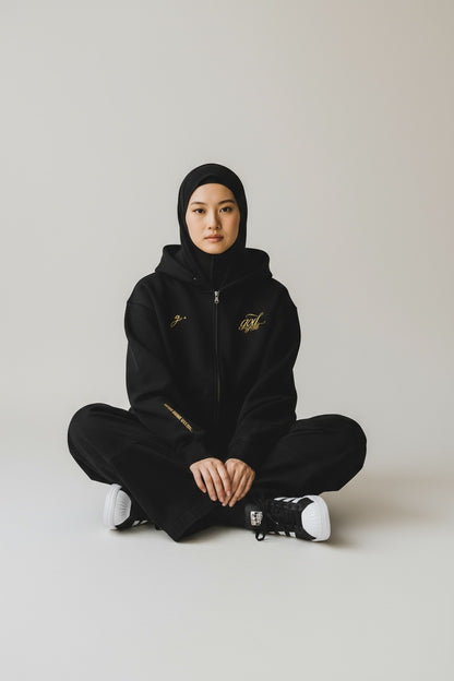 "GOD IS GREAT" BLACKGOLD HOODIE