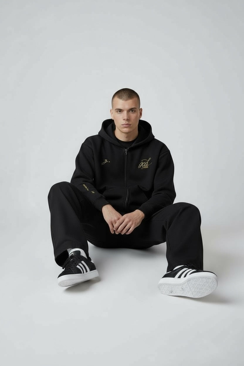 "GOD IS GREAT" BLACKGOLD HOODIE