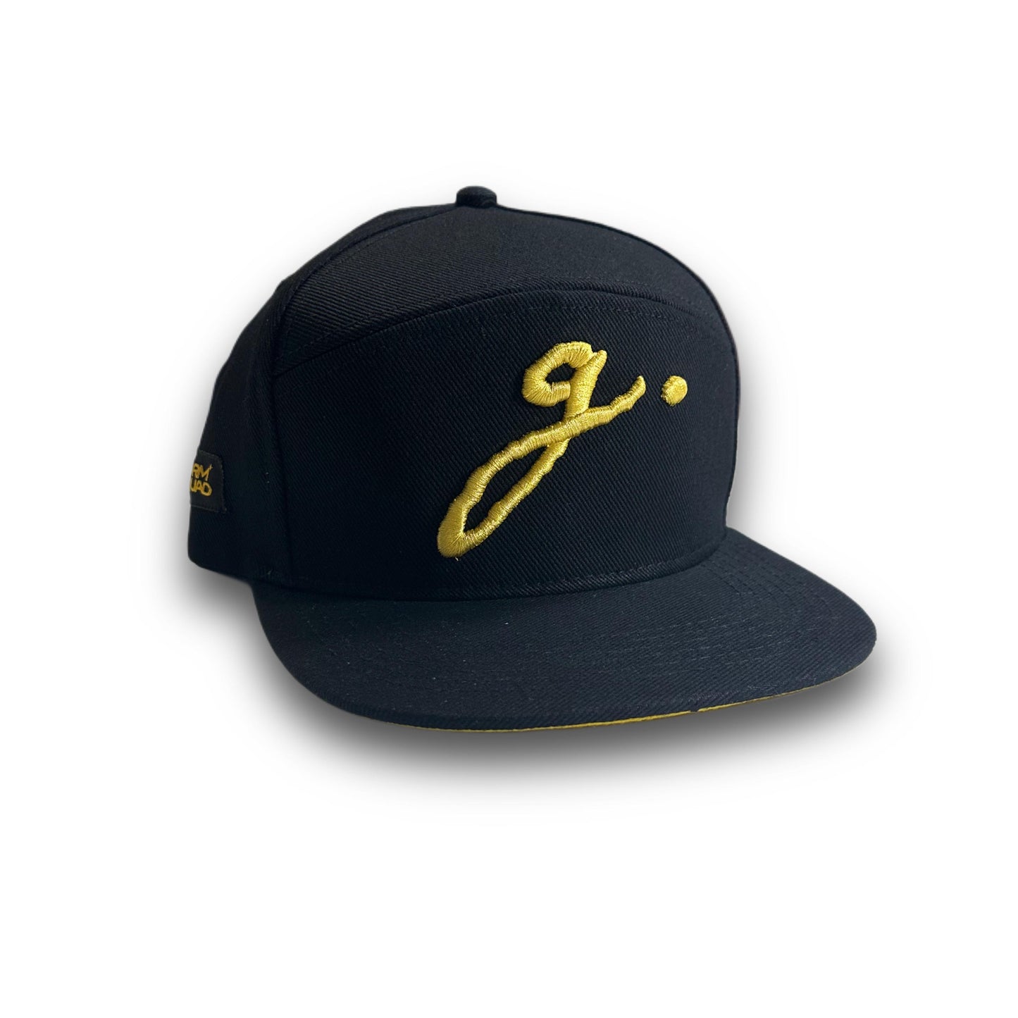 7 Panel Cap "G" logo Black/Gold