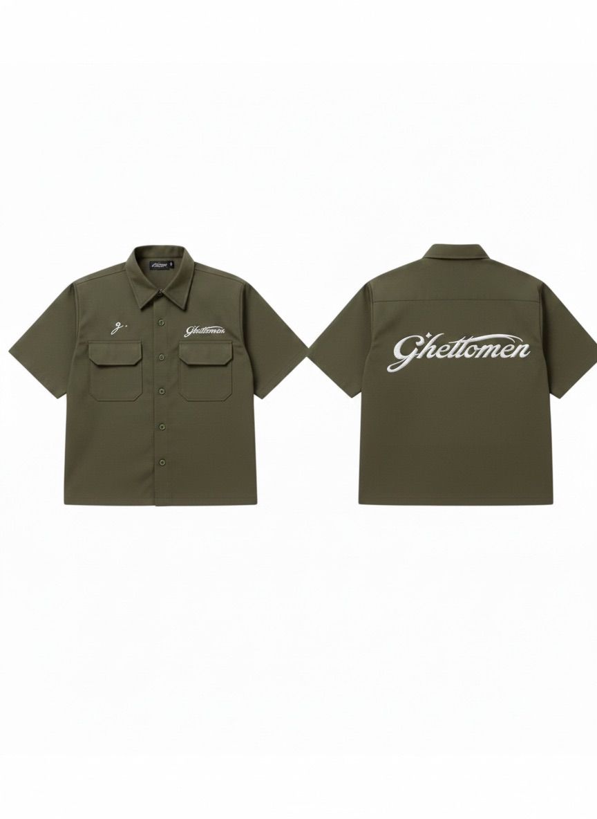GHETTOMEN WORKSHIRT (GREEN)