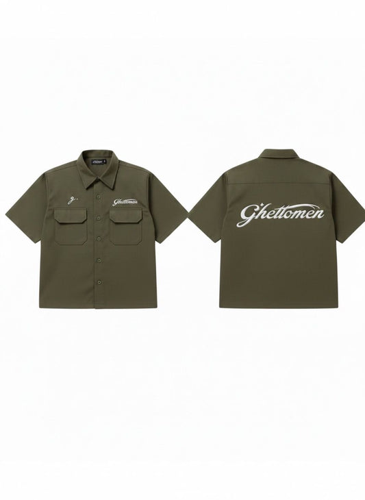 GHETTOMEN WORKSHIRT (GREEN)