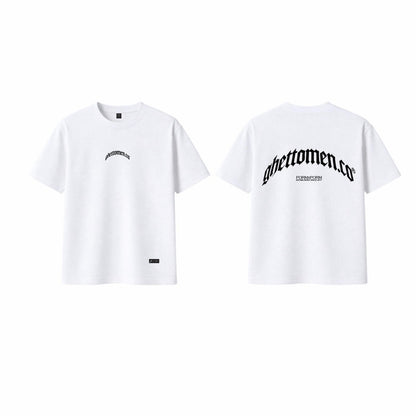 "GHETTOMEN.CO" OVERSIZED TEE (WHITE)
