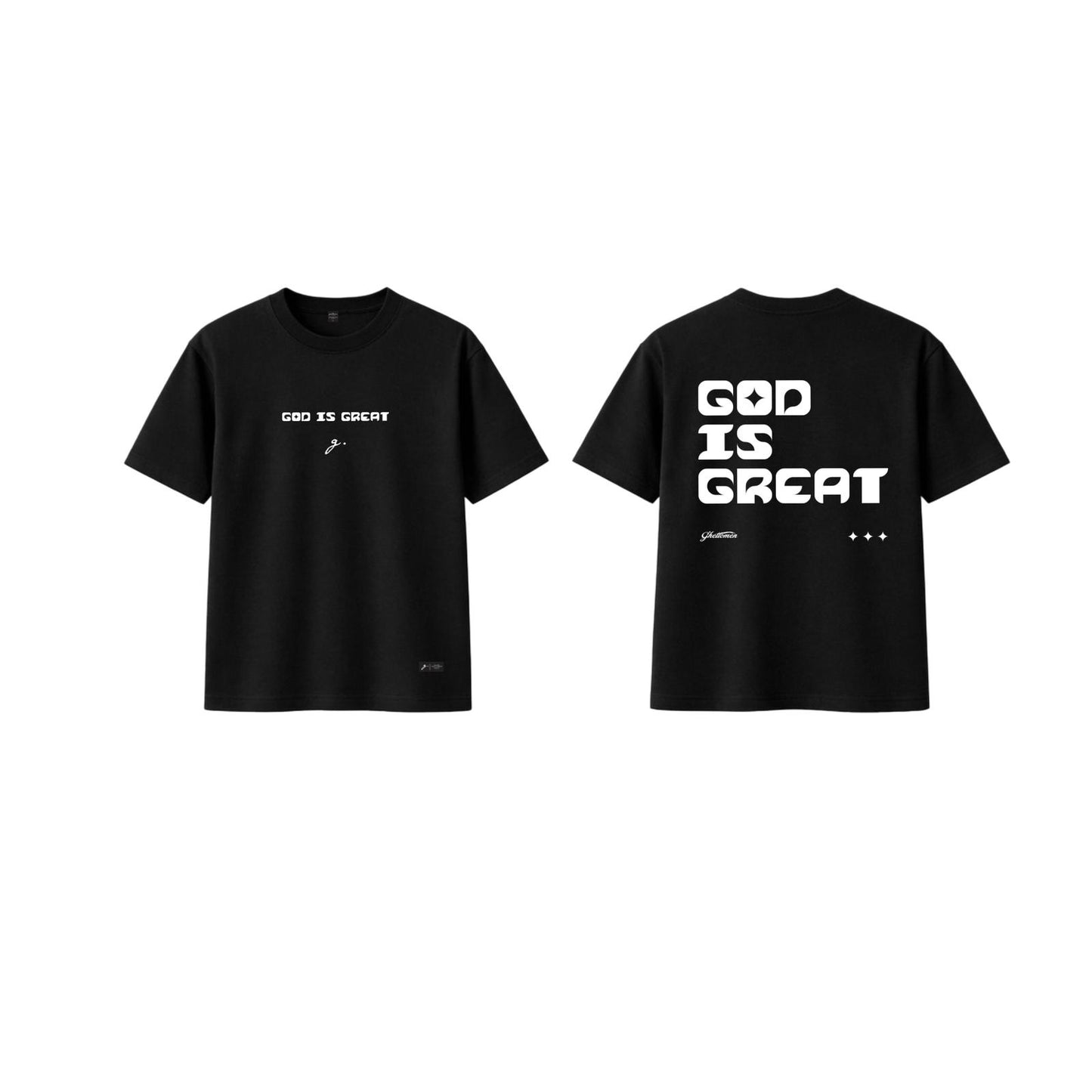 "GOD IS GREAT" 2.0 OVERSIZED TEE